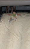 and sliding down